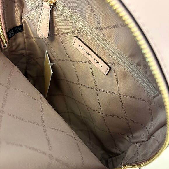 Michael Kors Jaycee Medium Ombré Signature Logo Backpack Powder Blush - Picture 6 of 9